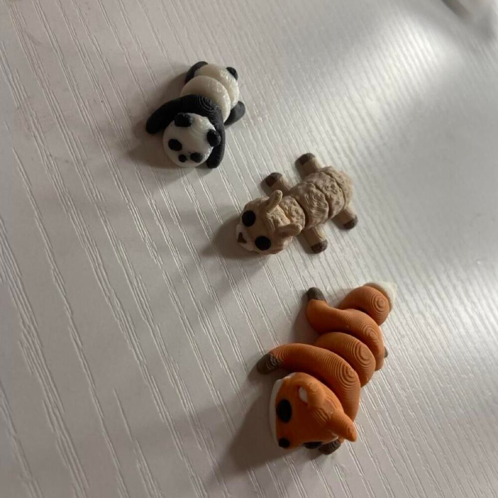 Zoo Animals Themed 3D Printed Toys